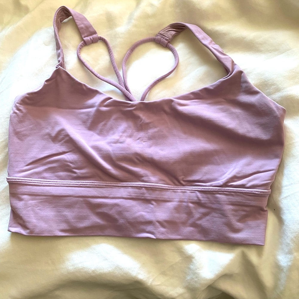 Lululemon size 8 purple sports bra
